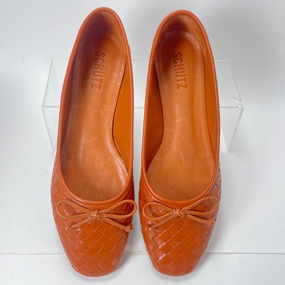 SCHUTZ Brown Woven Flats - Picture 4 of 8